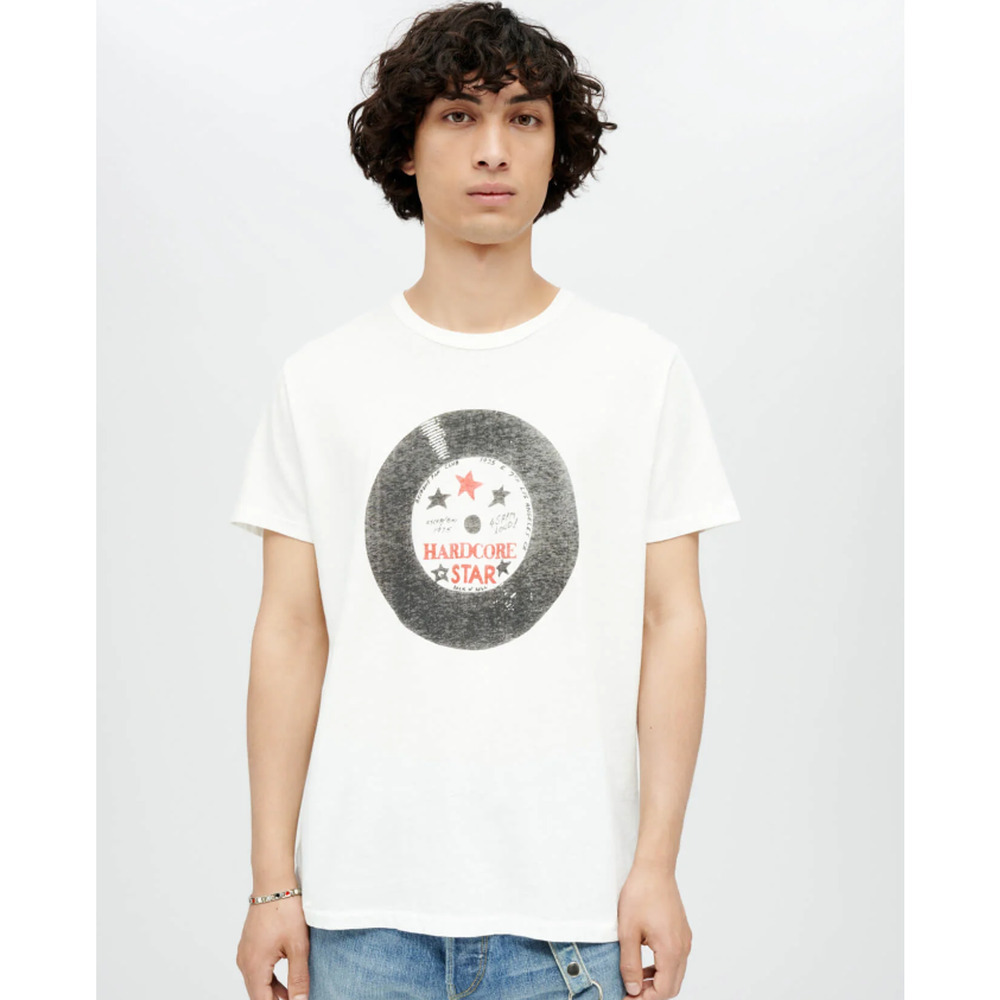 Re/Done Old White Hardcore Star Classic Graphic Tee Men's T-shirt Size XL NWT